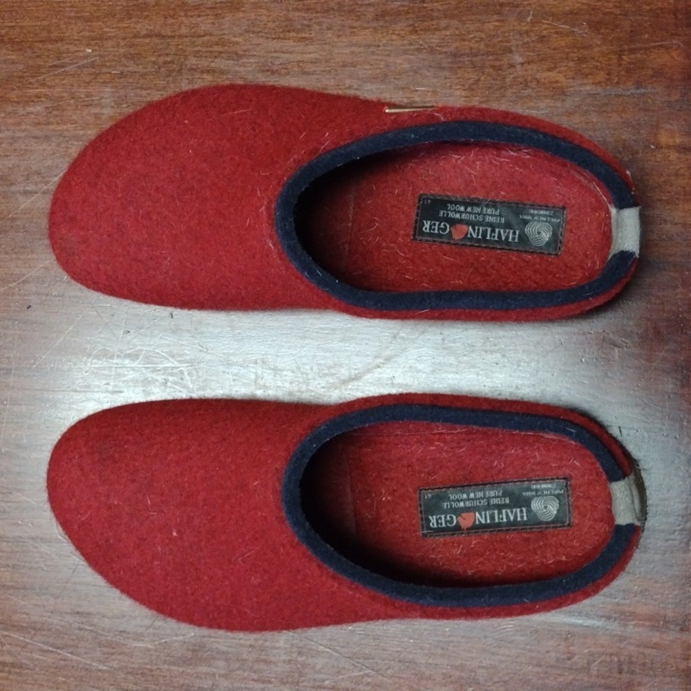 Haflinger wool clogs Size 41